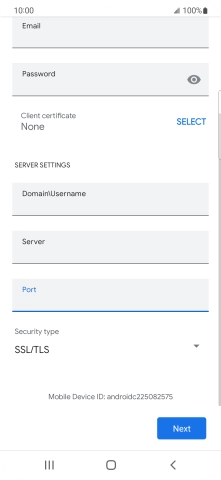 Press the drop down list below 