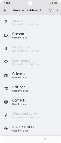 Press the required app.