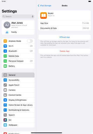 Press Offload App.