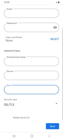 Press the drop down list below 
