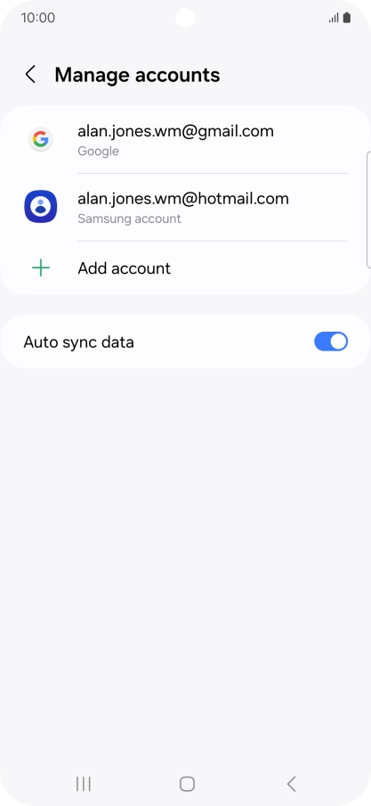 Press the Home key to return to the home screen.