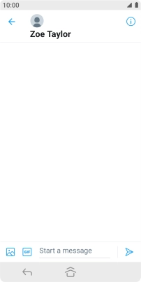 Press the text input field.
