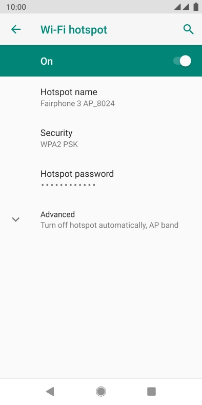 Press the Home key to return to the home screen.