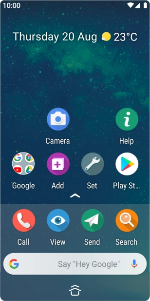 The Wi-Fi icon shows that your phone is connected to a Wi-Fi network.