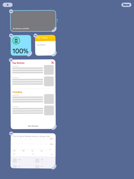 Press the add icon.