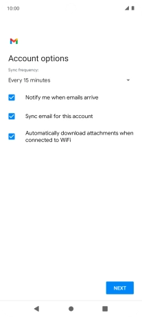 Press the drop down list below 