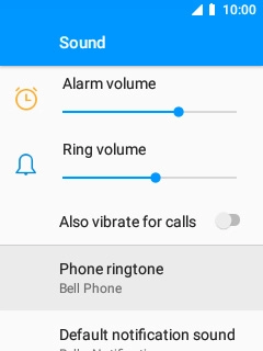 Select Phone ringtone.