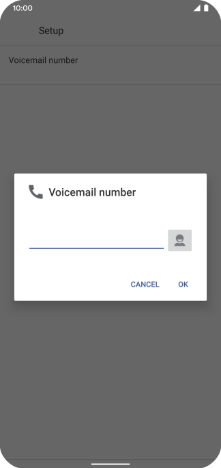 Key in +447836121121 and press OK.