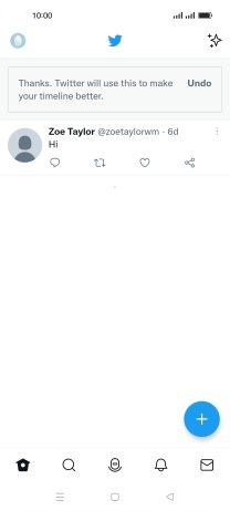 Press the add icon.