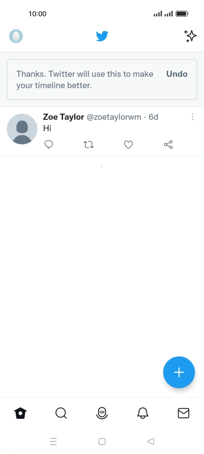 Press the add icon.