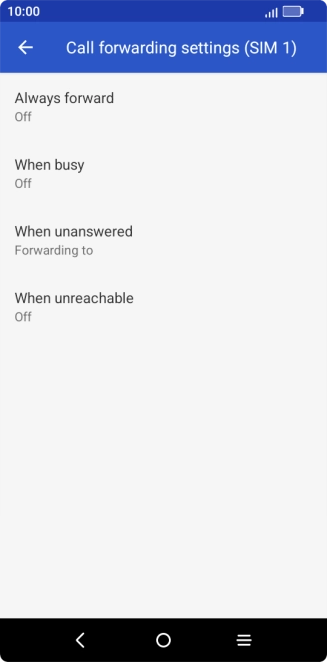 Press the Home key to return to the home screen.