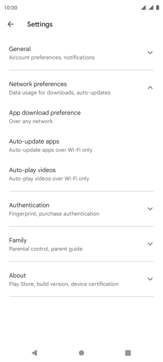 Press Auto-update apps.