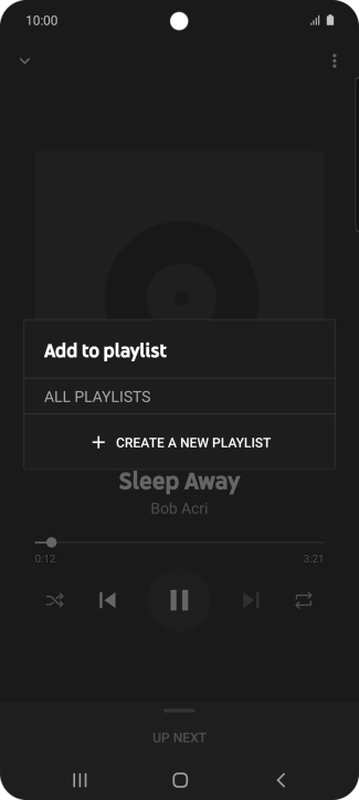 Press Create a new playlist.