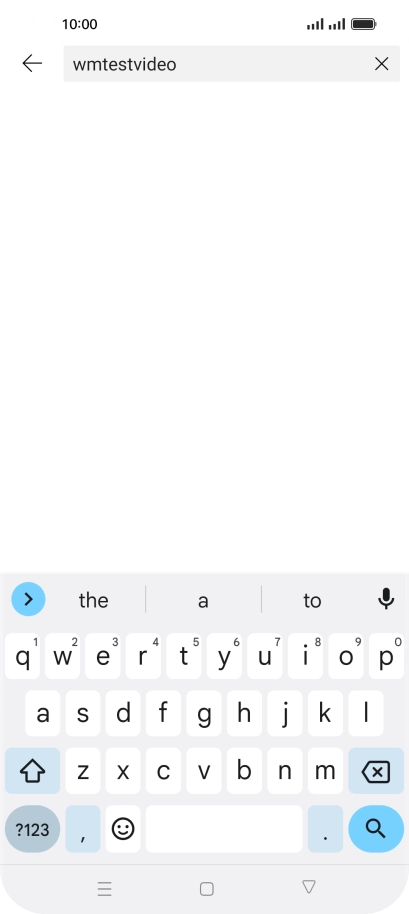 Key in the required search word and press the search icon.
