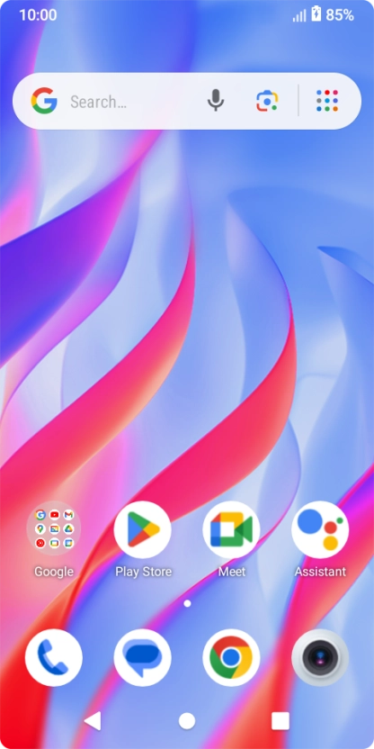 When the battery charging icon is displayed, the battery is charging.
