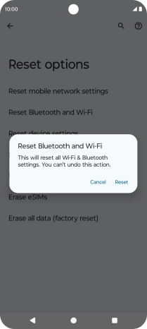 Press Reset.
