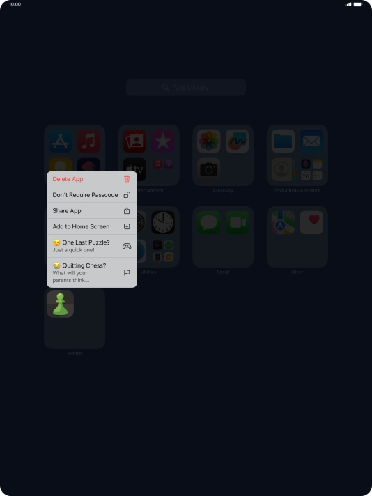 Press Don't Require Passcode.