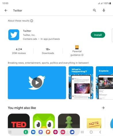 Press Twitter.