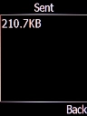 The outgoing data usage is displayed.