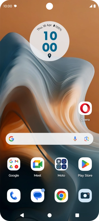 The text/picture message icon shows that you've received a new text or picture message.