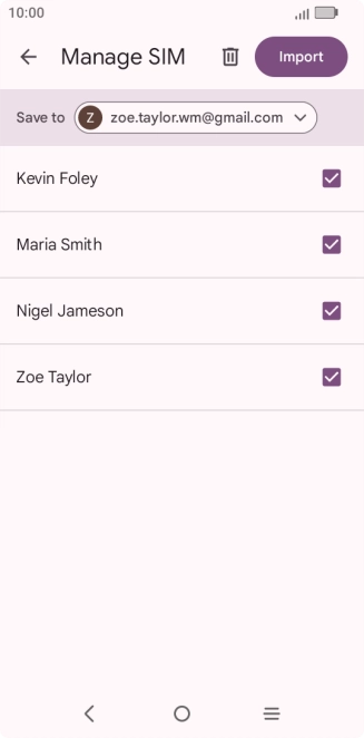 Press the drop down list next to 