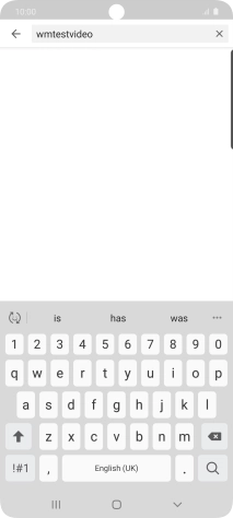 Key in the required search word and press the search icon.