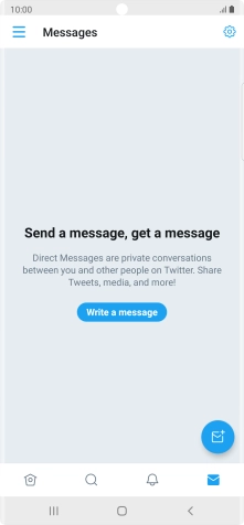 Press the new message icon.