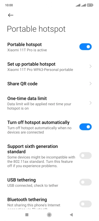 Press the Home key to return to the home screen.