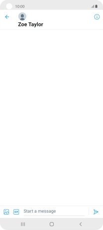 Press the text input field.