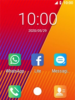 The battery charging icon shows that the battery is charging.