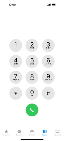 Press Keypad.