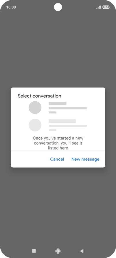 Press New message.