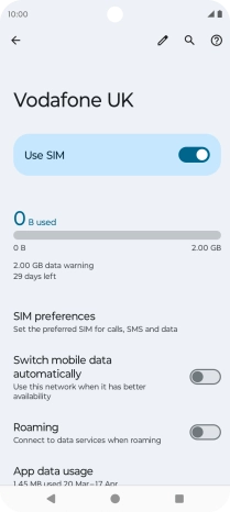 Press the Home key to return to the home screen.