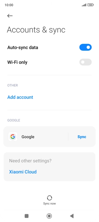Press the Home key to return to the home screen.
