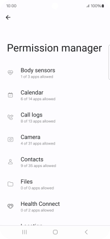 Press the required phone function.