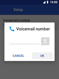 Key in +447836121121 and select OK.