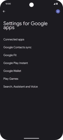 Press Search, Assistant and Voice.