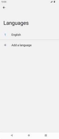 Press Add a language.