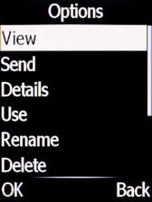 Select Send.