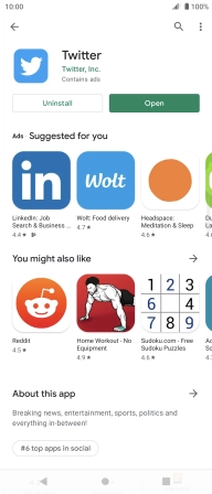 Press the Home key to return to the home screen.