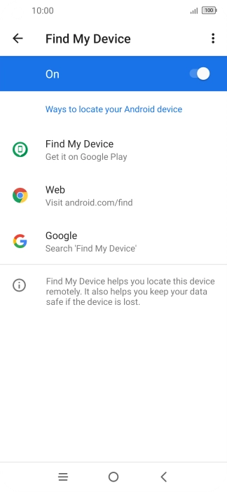 Press the Home key to return to the home screen.