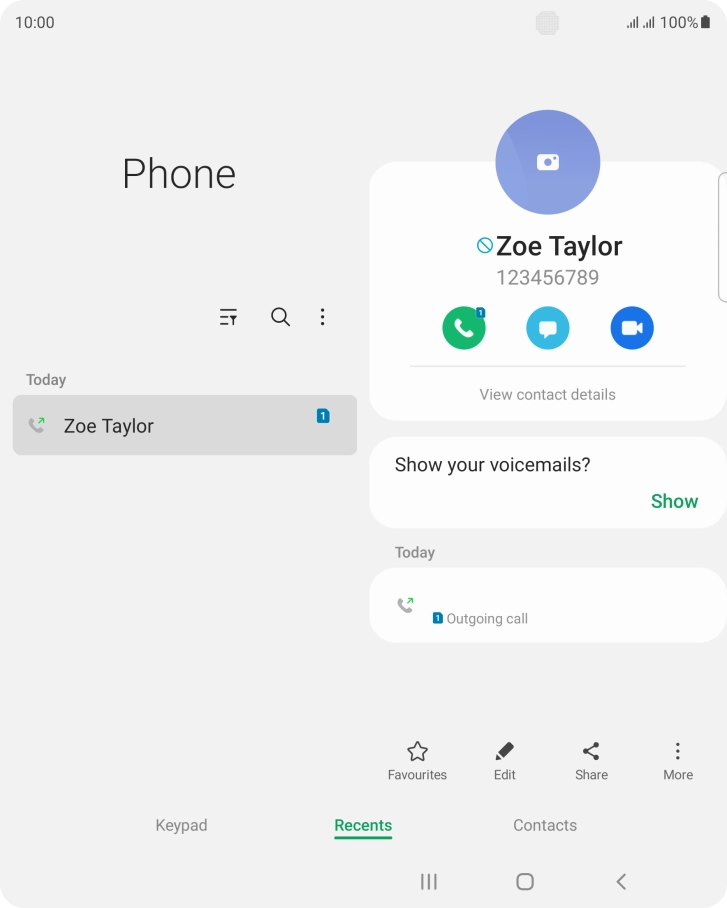 Press the Home key to return to the home screen.
