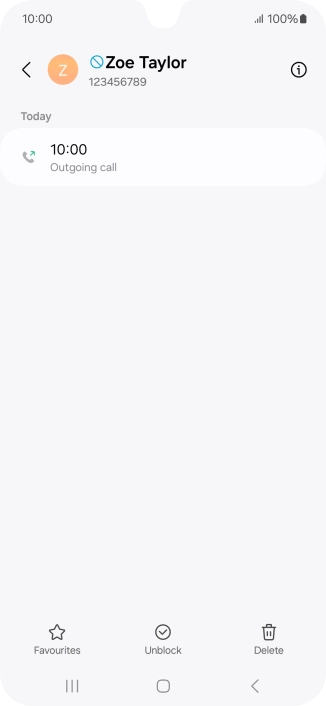 Press the Home key to return to the home screen.