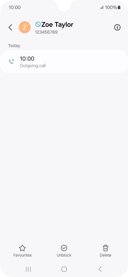 Press the Home key to return to the home screen.