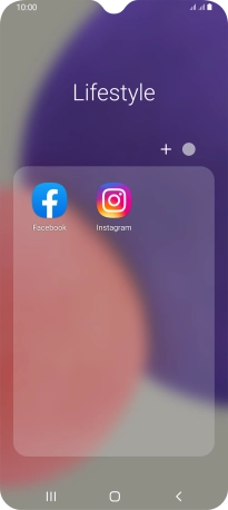 Press Facebook.