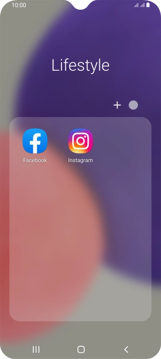 Press Facebook.