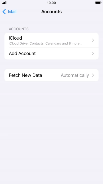 Press the Home key to return to the home screen.