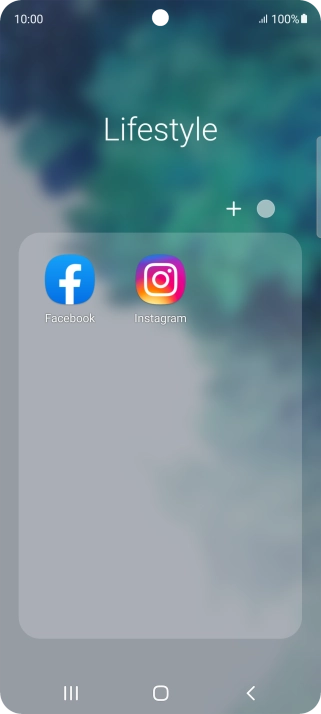 Press Facebook.