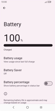 Press Battery Saver.