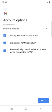 Press the drop down list below 
